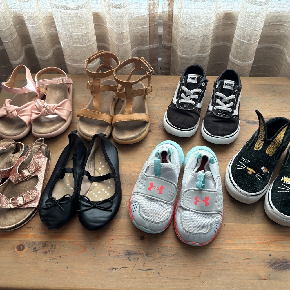 Girls Size 10 Shoe Lot